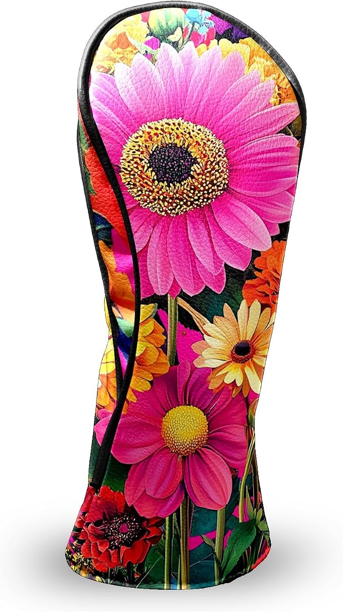 Golf Head Covers Leather Driver Headcover, Premium Golf Club Covers by Genhuyiz