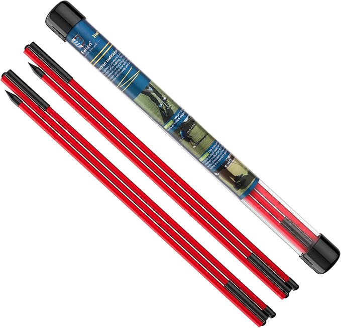 MoKo Golf Alignment Stick, 2 Set Golf Alignment Rods, Posture Corrector by MoKo