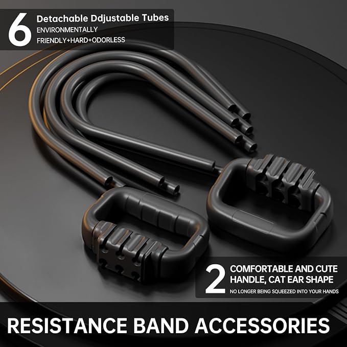 Resistance Bands with Handles, Single Resistance Bands, Exercise Bands with - Image 3