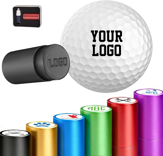 Custom Golf Ball Stamp Marker Personalized Quick-Dry Monogram Golf Ball Stamp by Unknown