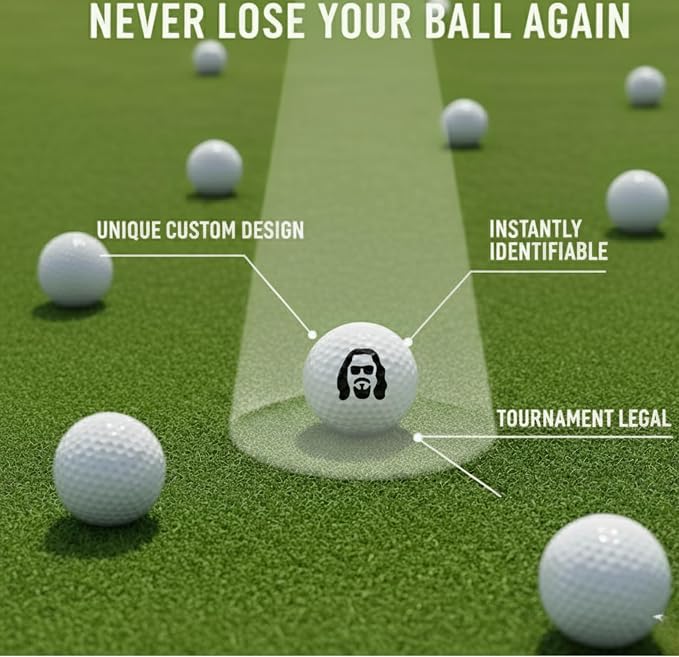 Tin Cup Golf Ball Marker Stencil - Image 2