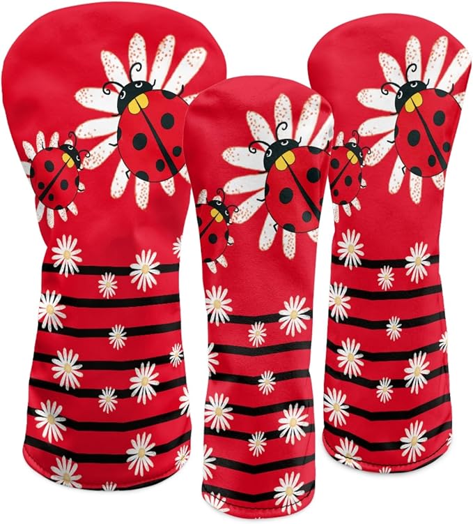 Golf Club Head Covers for Club Protective, Waterproof PU Leather Driver Fairway - Image 8