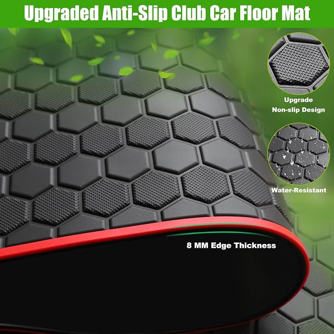 Club Car Precedent Golf Cart Full Coverage Floor Liner Mat, Fits Club Car - Image 4