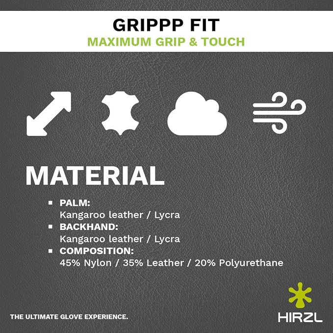 HIRZL GRIPPP FIT Golf Glove – All Weather Mens Golf Glove | Kangaroo Leather & - Image 7