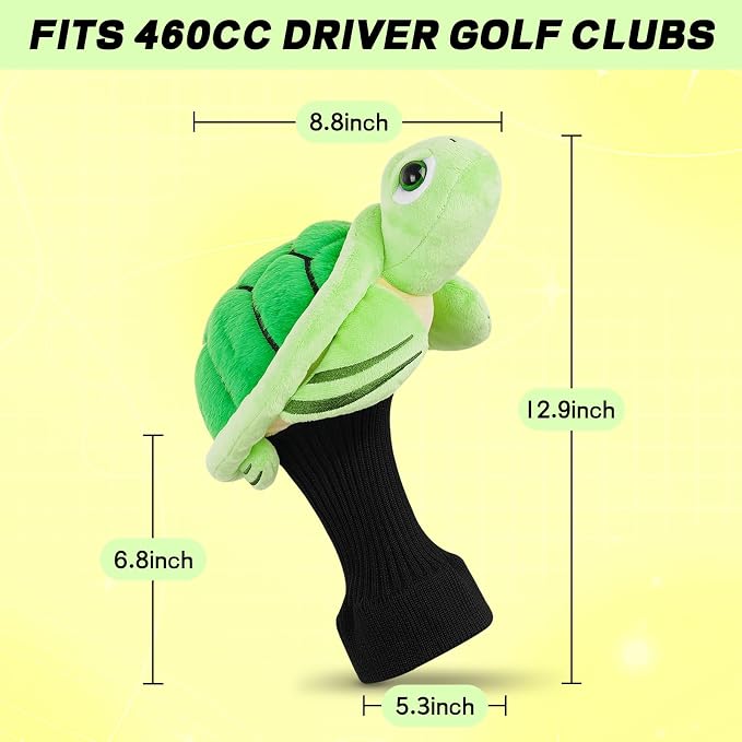 Funny Golf Headcover, Animals Plush Driver Headcover, Golf Club Head Covers Gift - Image 4