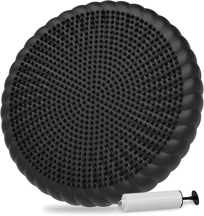 Wobble Cushion with Inflation Pump by Unknown