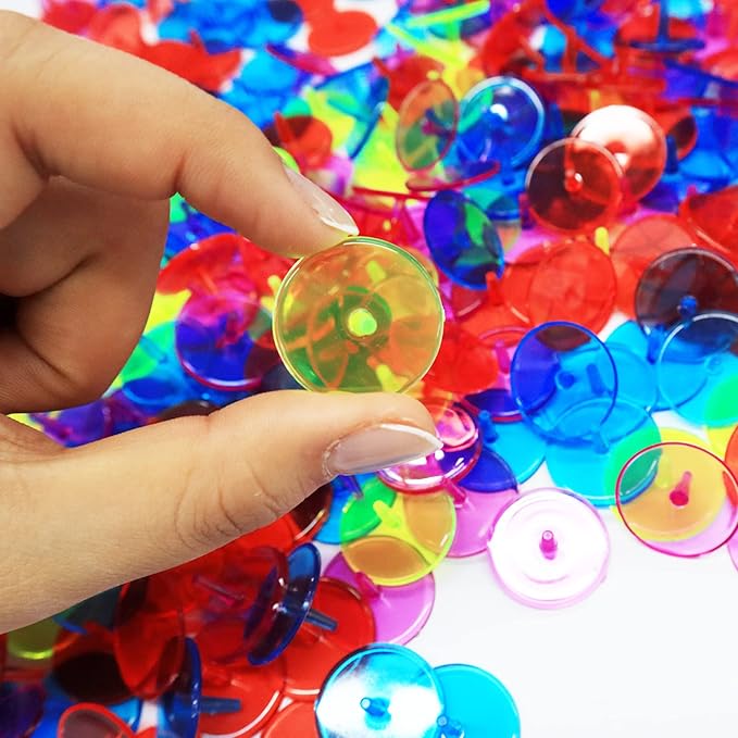 Golf Ball Markers Bulk 50/100/150 Pcs Position Marker Multicolor Transparent - Image 2