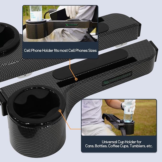 Golf Cart Armrest with Cup Holder Fit - Image 3