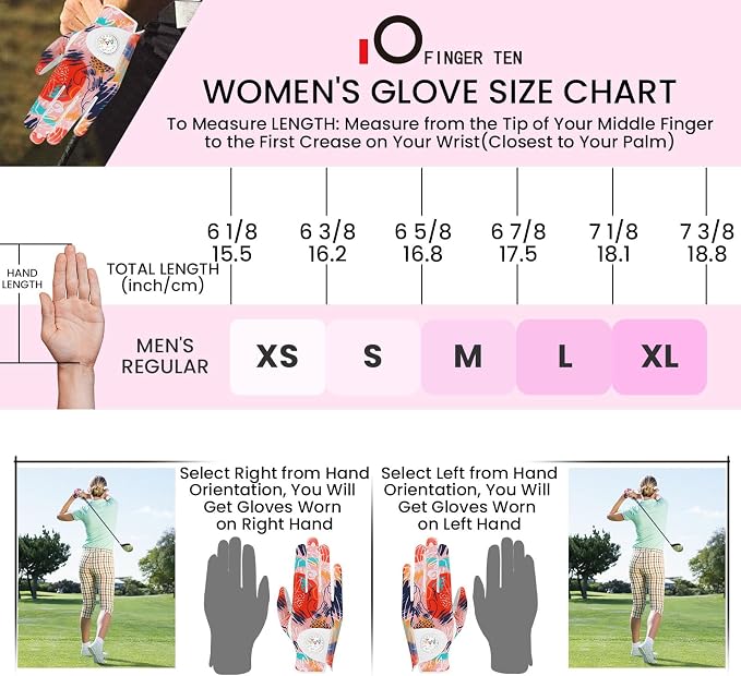 FINGER TEN Stylish Golf Gloves Women - Image 5