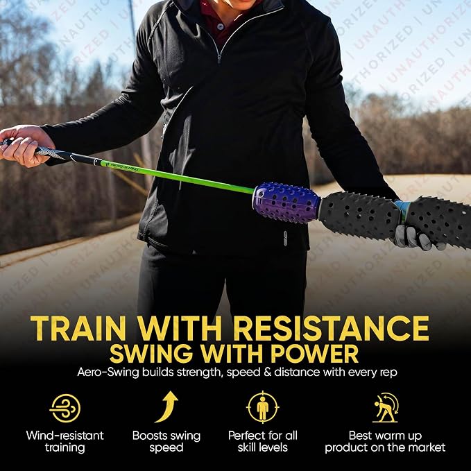 Aero Stiff Shaft, Golf Training Aid and Warm Up Tool, Speed Stick - Image 7