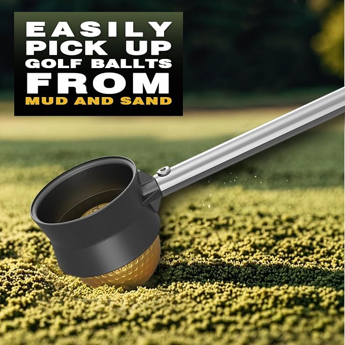 Golf Ball Retriever Telescopic for Water, 12Ft/9Ft Two-Sided Golf Ball Grabber - Image 5