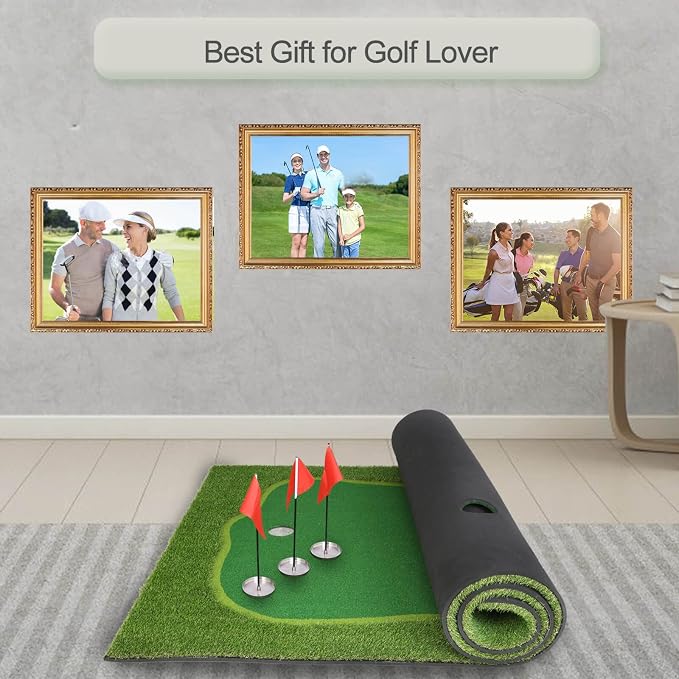 Golf Putting Green, Practice Putting Green Mat, Large Professional Golfing - Image 7