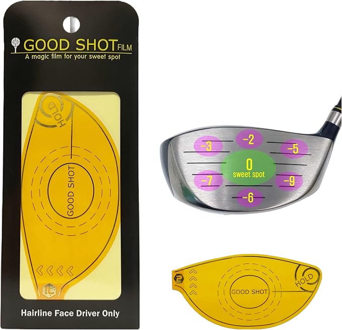 Good Shot Film | Golf Impact Tape | Reusable Driver Face Sticker | Sweet Spot by HYOJATEM