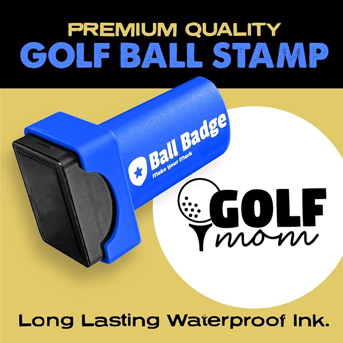 Ball Badge - Golf Ball Stamp, Golf Ball Marker, Reusable Golf Ball Marking Tool - Image 2