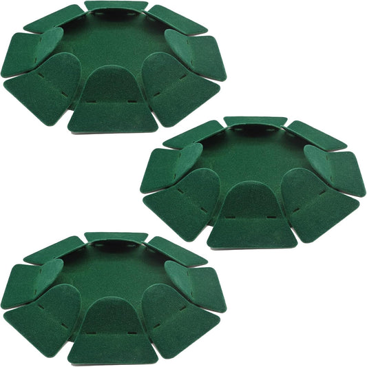 Green Golf Putting Cup, All-Direction Practice Hole, Flocked Surface for Indoor & Outdoor (3Pcs)