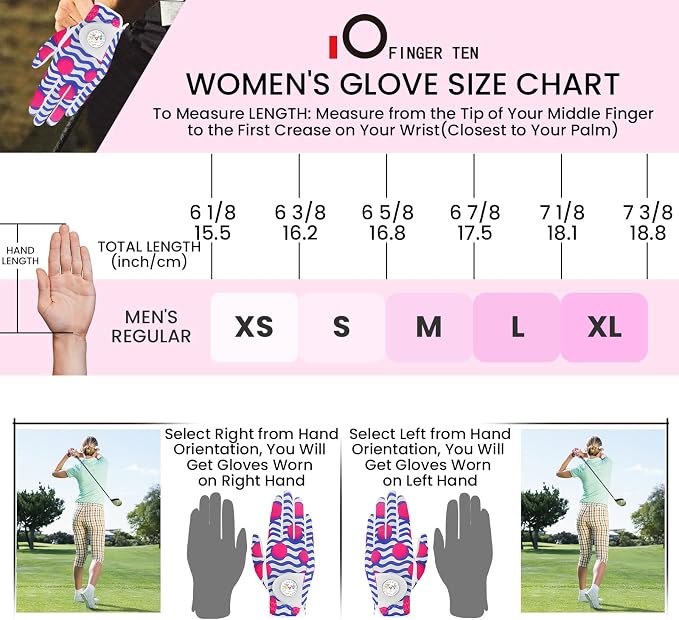 FINGER TEN Stylish Golf Gloves Women - Image 5