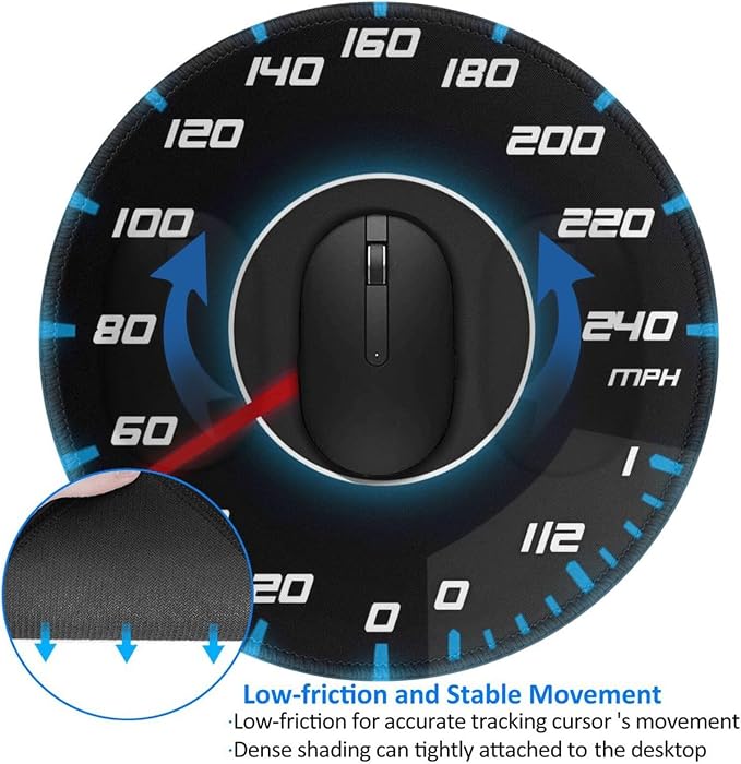 Racing Car Mouse Pad, Speedometer Mouse Pads - Image 2