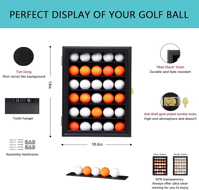 KCRasan Golf Ball Display Case - Image 2