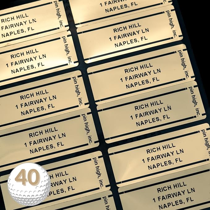 Golf Essentials: Personalized ID Labels, Pro Scorecards & Game Guides. - Image 8