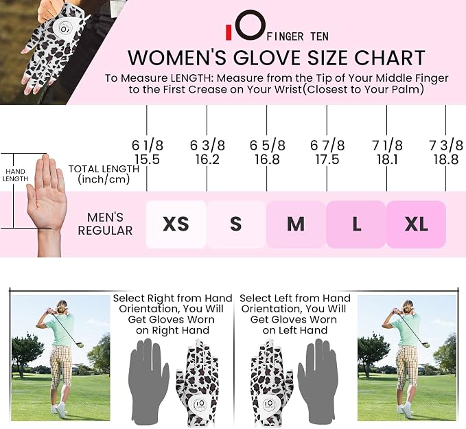 FINGER TEN Stylish Golf Gloves Women - Image 5