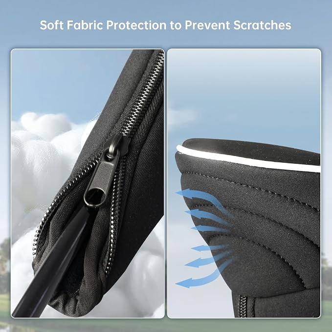 Golf Club Head Covers with Zipper - Image 6