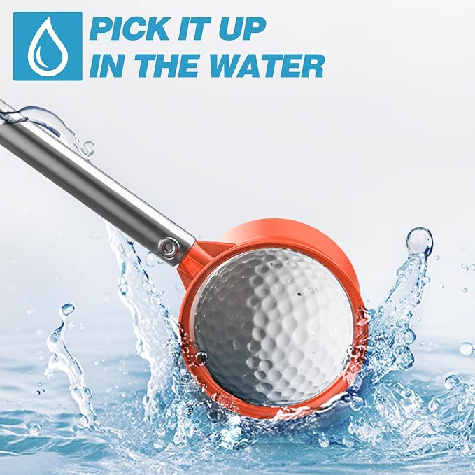 9Ft/12Ft Telescopic Stainless Steel Golf Ball Retriever - Image 6