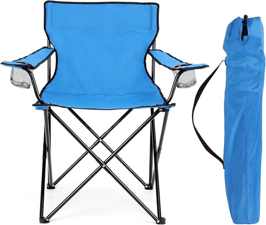 HaSteeL Folding Camping Chair & Carrying Bag, Foldable Camp Chair by HaSteeL