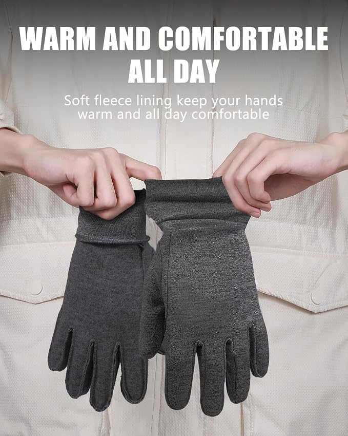 Aegend Lightweight Winter Gloves - Image 7