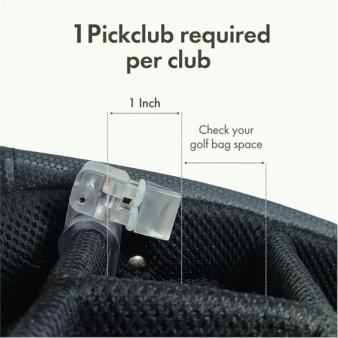 Golf Club Holder Club Organizer Durable Polycarbonate Clips - Image 2