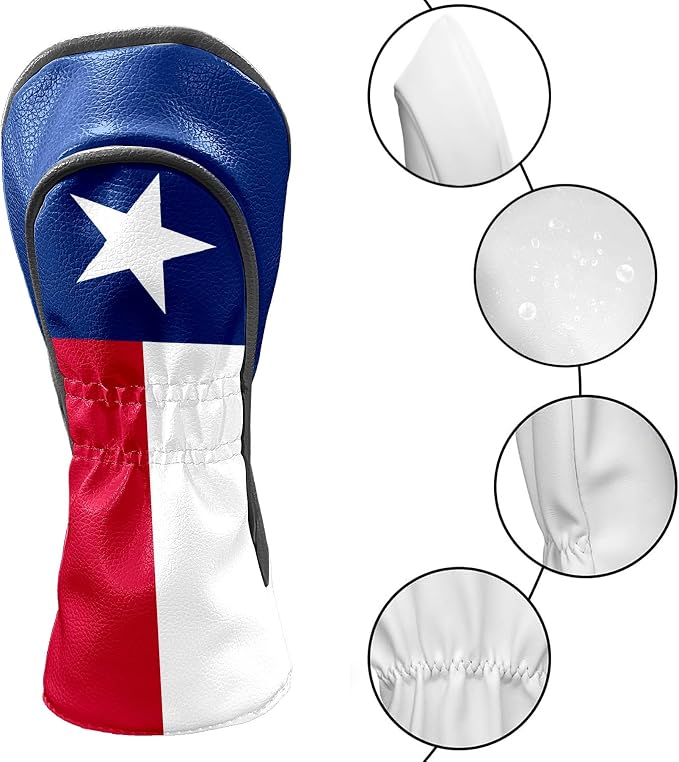 Golf Club Covers Texas State Lone Star Flag Golf Club Head Covers - Image 4