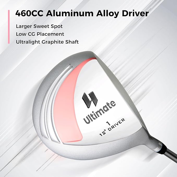 ULTIMATE Women's Complete Golf Club Set, 9/11pcs Right Handed Ladies Golf Clubs - Image 4