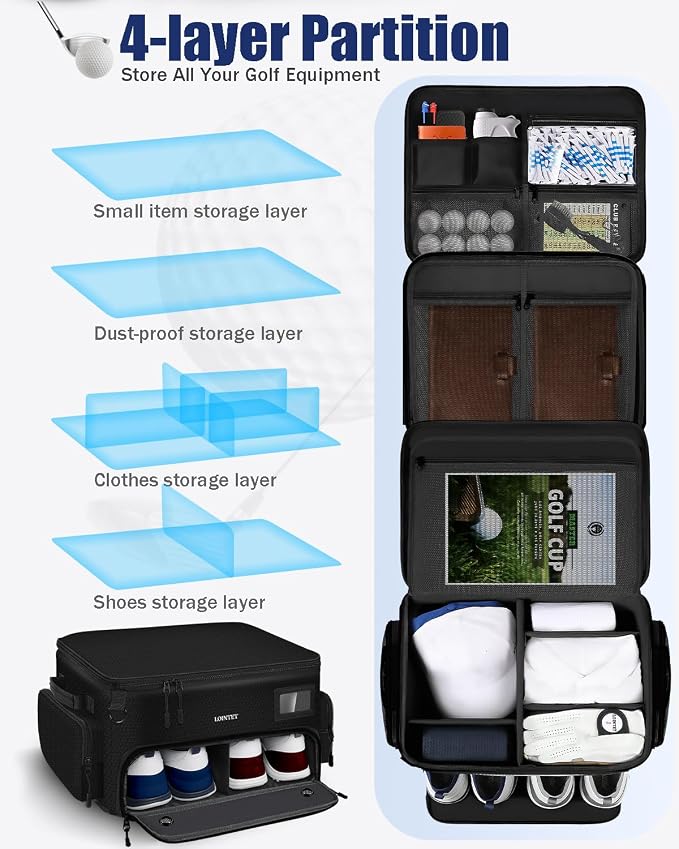 Golf Trunk Organizer, Waterproof Car Golf Locker - Image 5