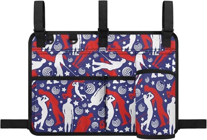 Fashion Golf Cart Rear Seat Organizer Lightweight Storage Bag Accessories by Knextrepoy