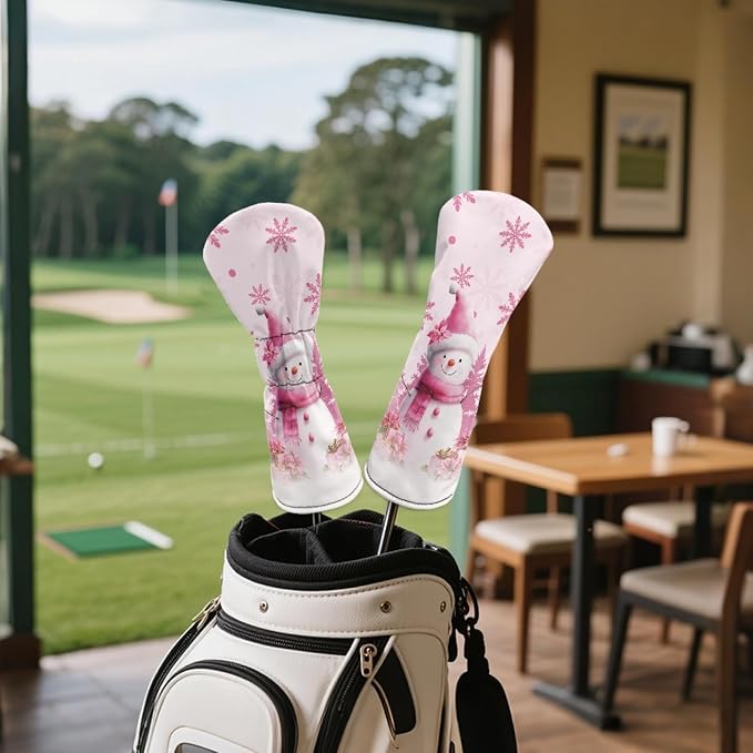 Golf Club Head Covers for Club Protective, Waterproof PU Leather Driver Fairway - Image 4