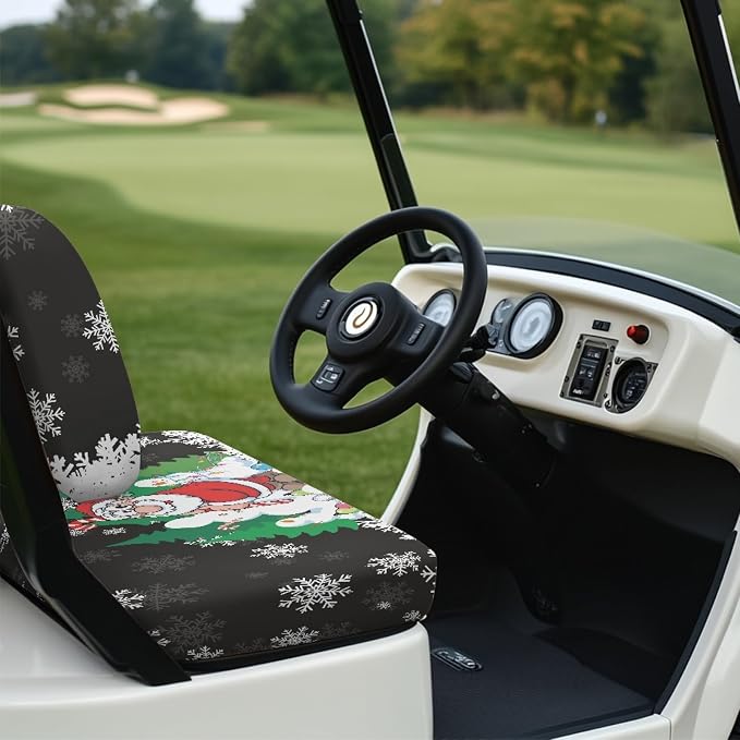 Fashion Print Golf Cart Seat Covers 2 Passenger Golf Cart Backrest Cover Golf - Image 4