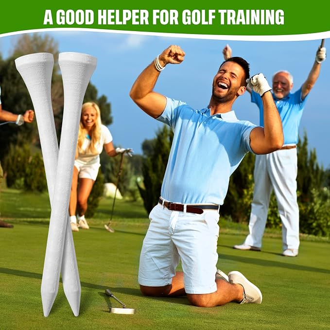 Mudder 600 Pack Golf Tees Bulk Wooden Golf Tees Multicolor Wood - Image 2