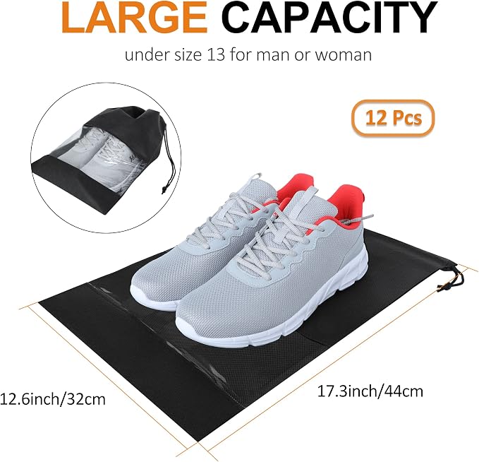 YAMIU 12PCS Shoe Bags for Travel - Image 2