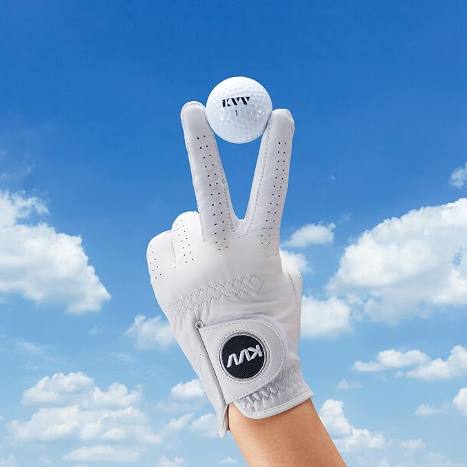 KVV Cabretta Leather Golf Gloves - Image 8