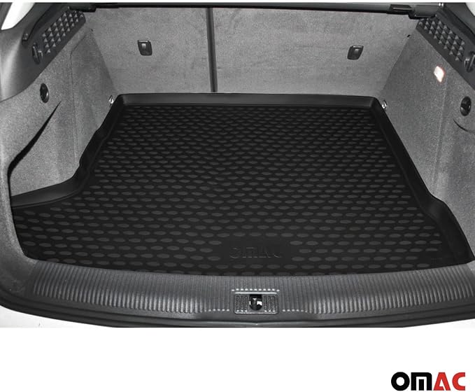 OMAC Cargo Mats Liner for VW e-Golf 2015-2019 Rear Trunk Waterproof TPE Black - Image 2