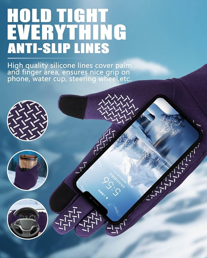Aegend Lightweight Winter Gloves - Image 3