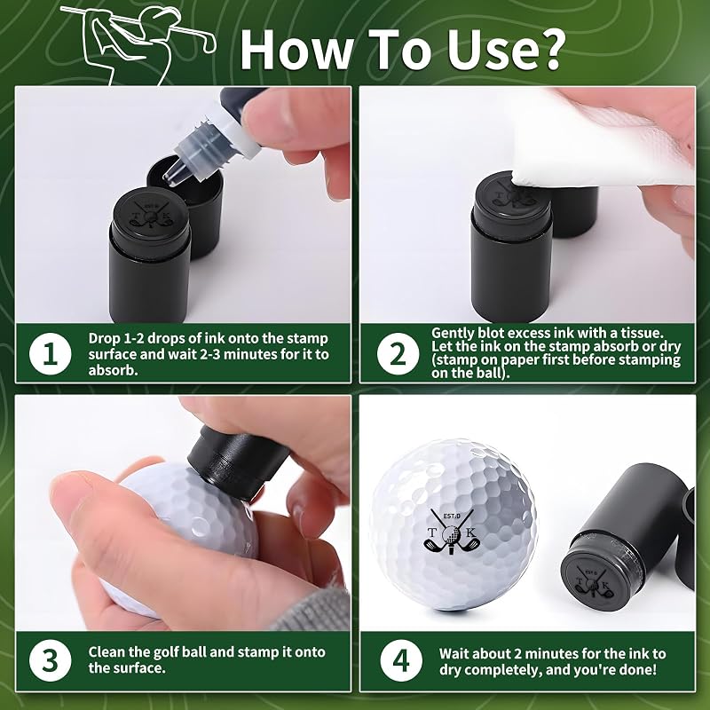 Personalized Golf Ball Stamp - Image 7