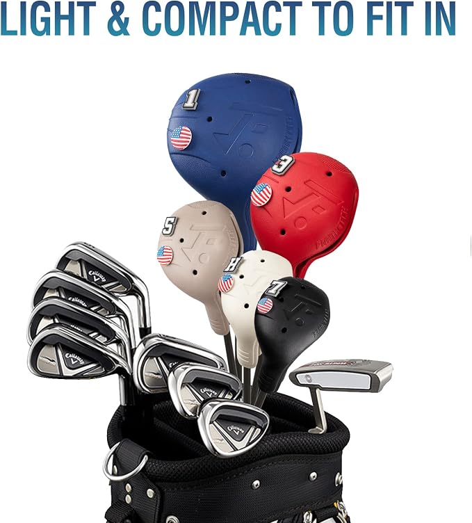Golf Head Covers, 3 Pack EVA Plastic Golf Club Covers - Image 7