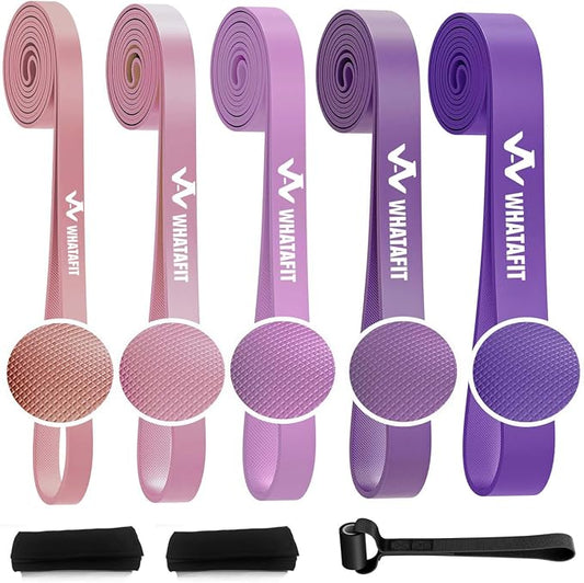WHATAFIT Resistance Bands, Pull Up Assist Bands Set by WHATAFIT