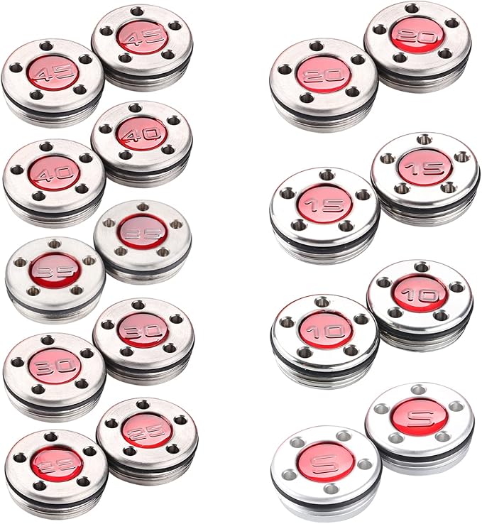 NA 2pcs Red Number Golf Custom Weights - Image 6