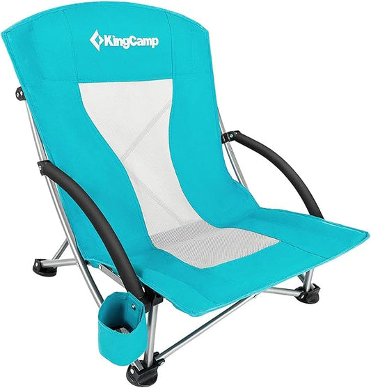 KingCamp Low Beach Chairs, Folding Portable Chair by KingCamp