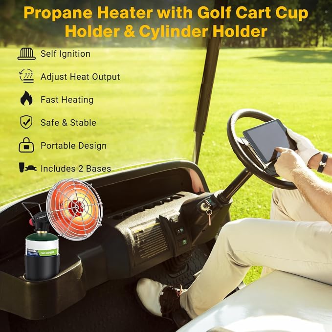 Golf Cart Heater, 9200BTU Outdoor Propane Heater - Image 7