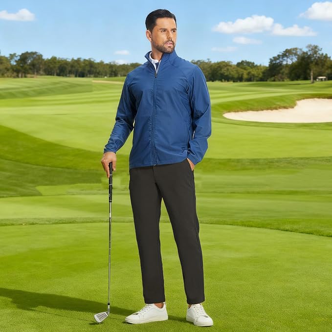 M MAELREG Golf Pants Men Fleece Lined 30"/32"/34" Heat-Tech Dress Pants - Image 5