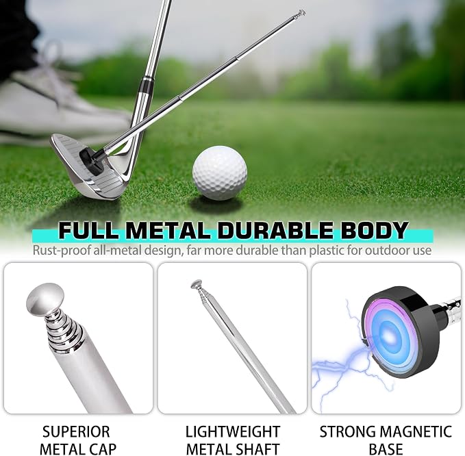 Golf Alignment Rods, 7 Length Adjustments - Image 6