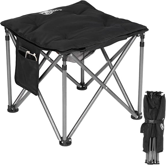 Camping Stool with Removable Padded Folding Outdoor Stool Camping Stool Padded by CAMPINGEQUIPMENT