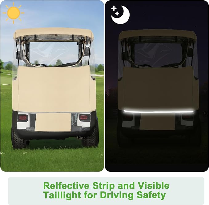 10L0L Golf Cart 2 Passenger Enclosure - Image 5